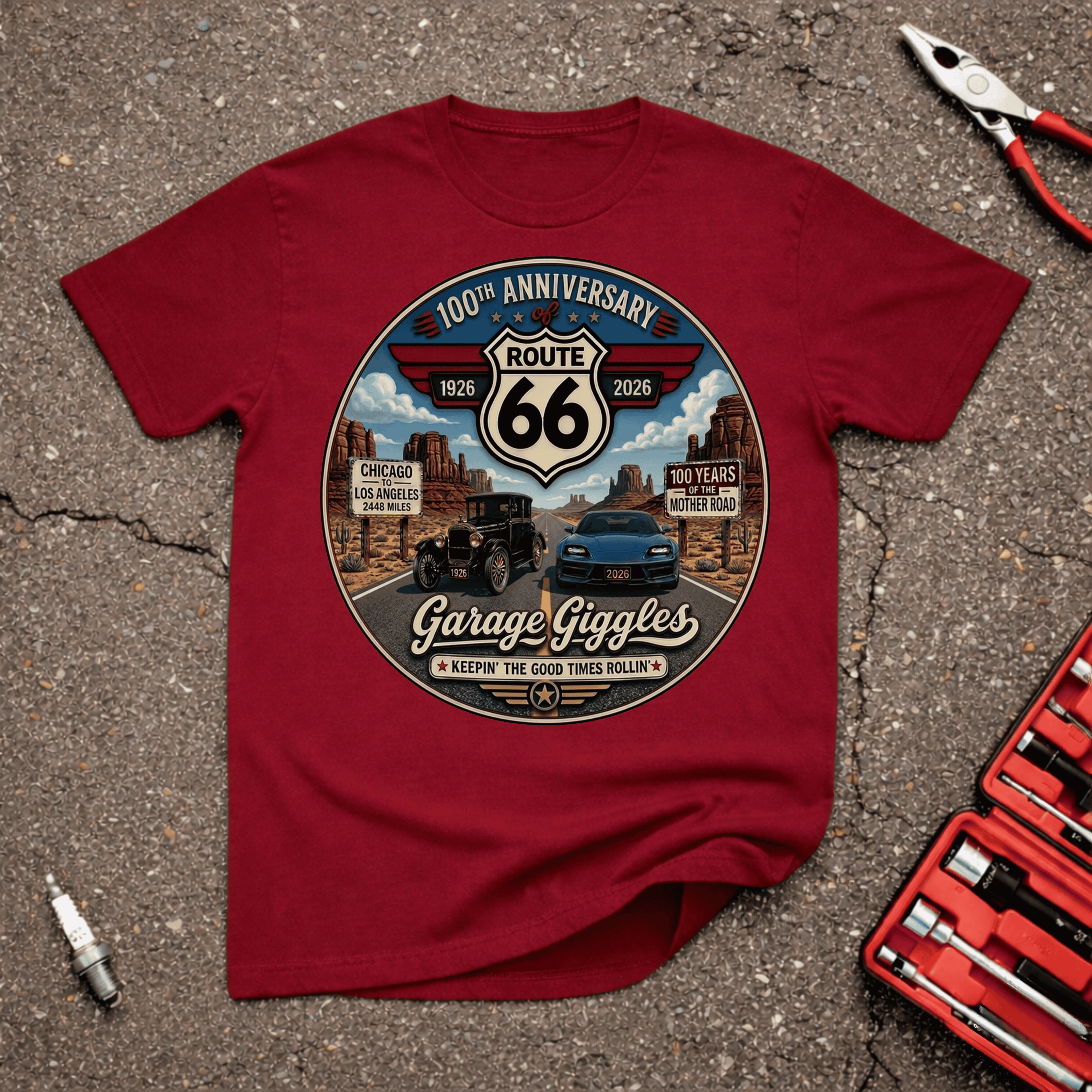 Route 66 100th Anniversary T-Shirt