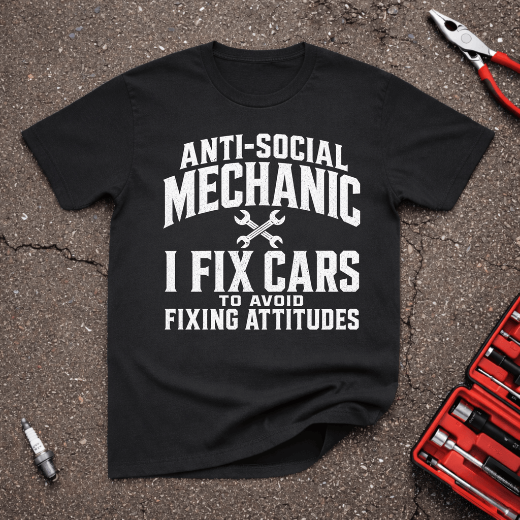 Anti-Social Mechanic T-Shirt