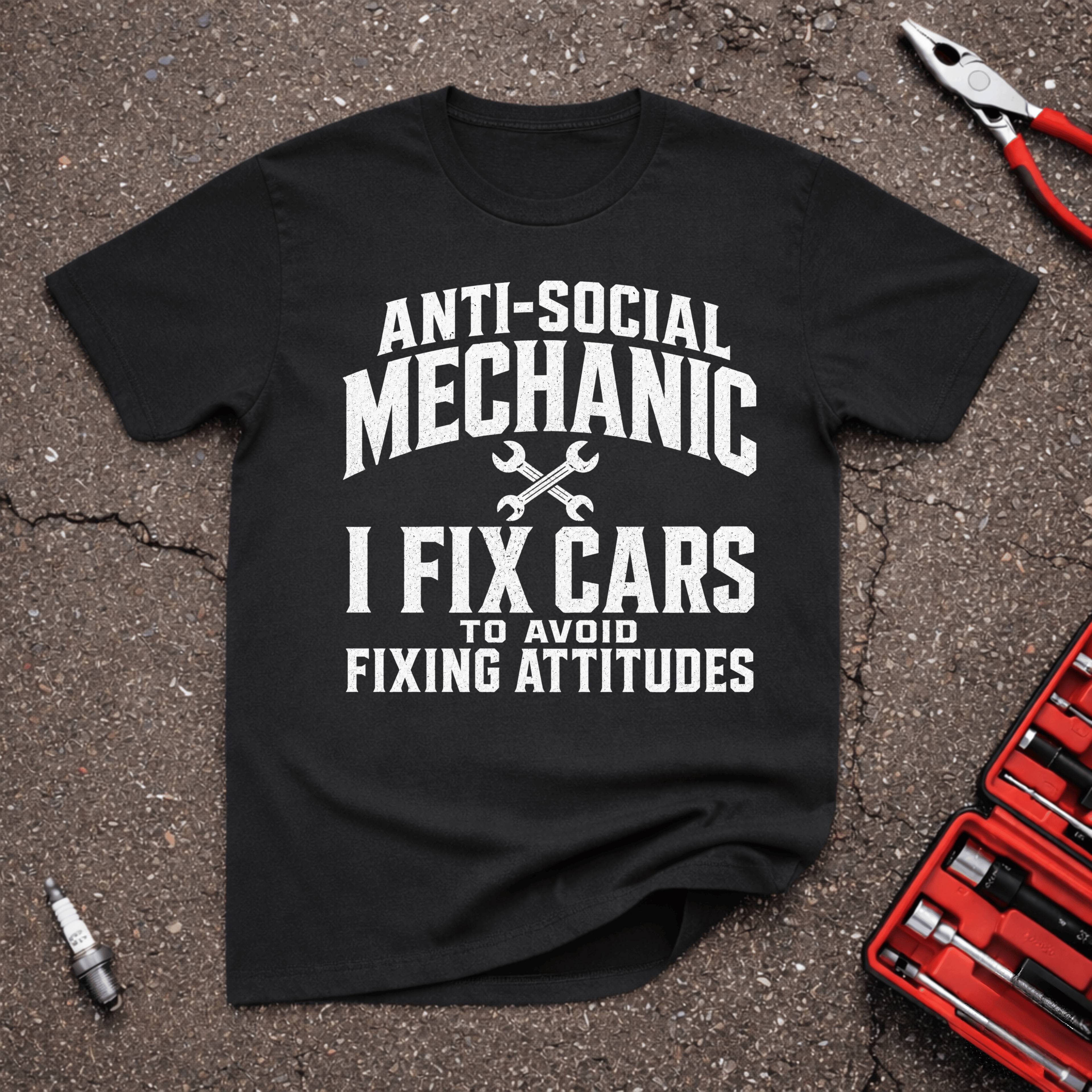 Anti-Social Mechanic T-Shirt