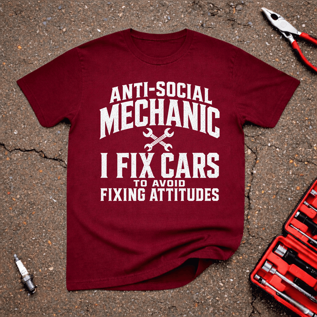 Anti-Social Mechanic T-Shirt