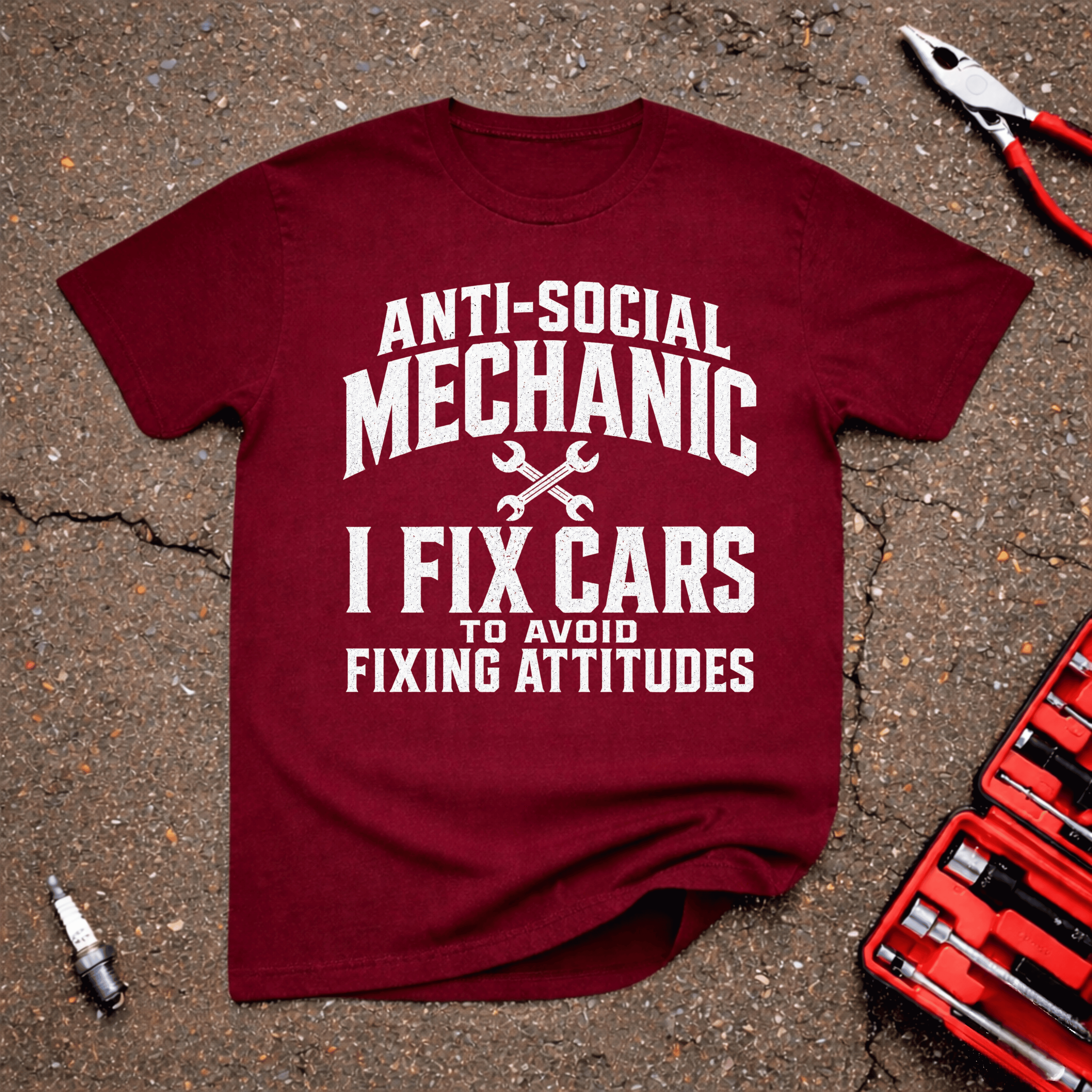 Anti-Social Mechanic T-Shirt