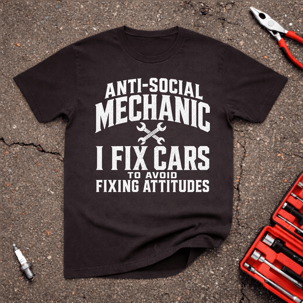 Anti-Social Mechanic T-Shirt