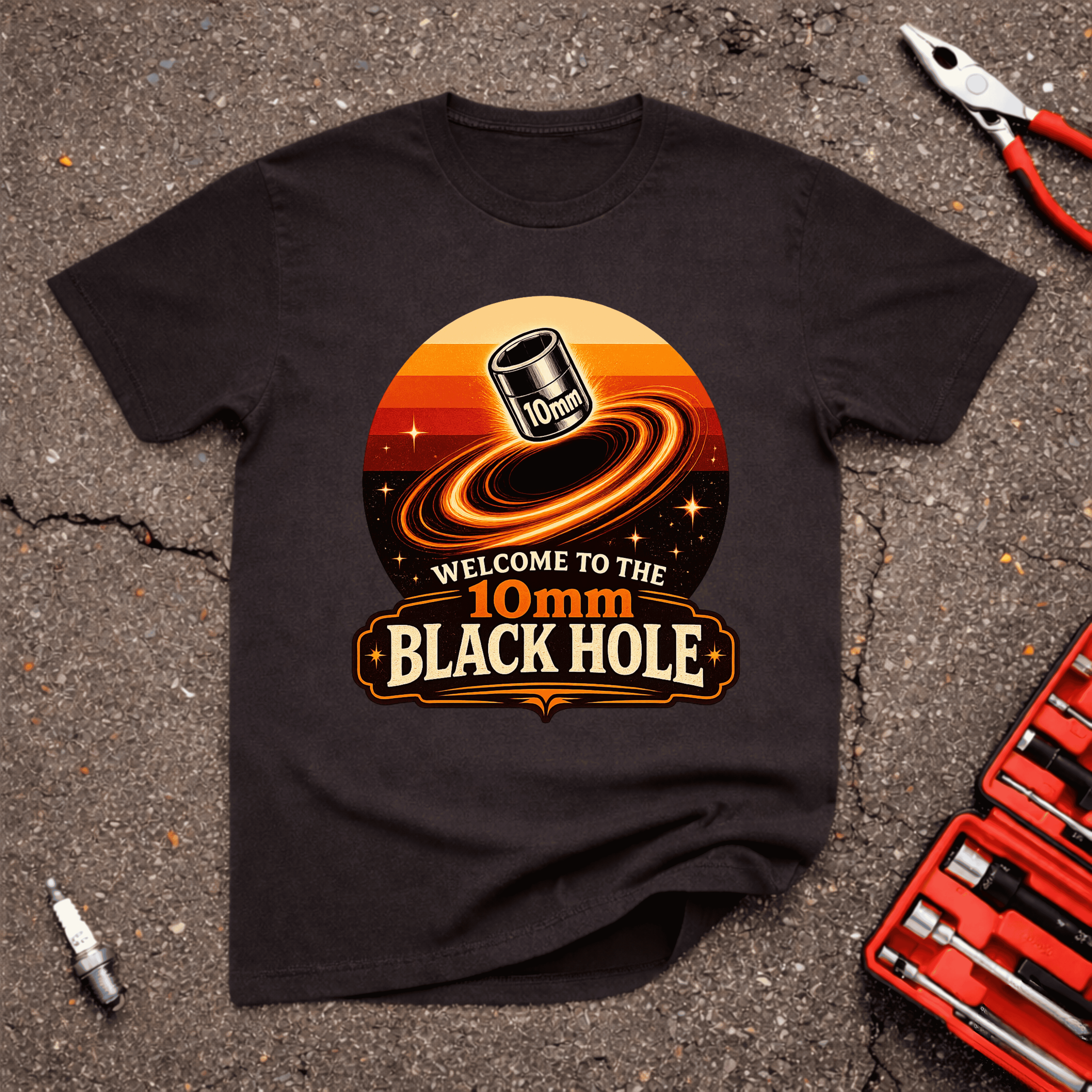 10mm Black Hole T-Shirt – Garage Giggles 10mm Black Hole T-Shirt – Garage Giggles