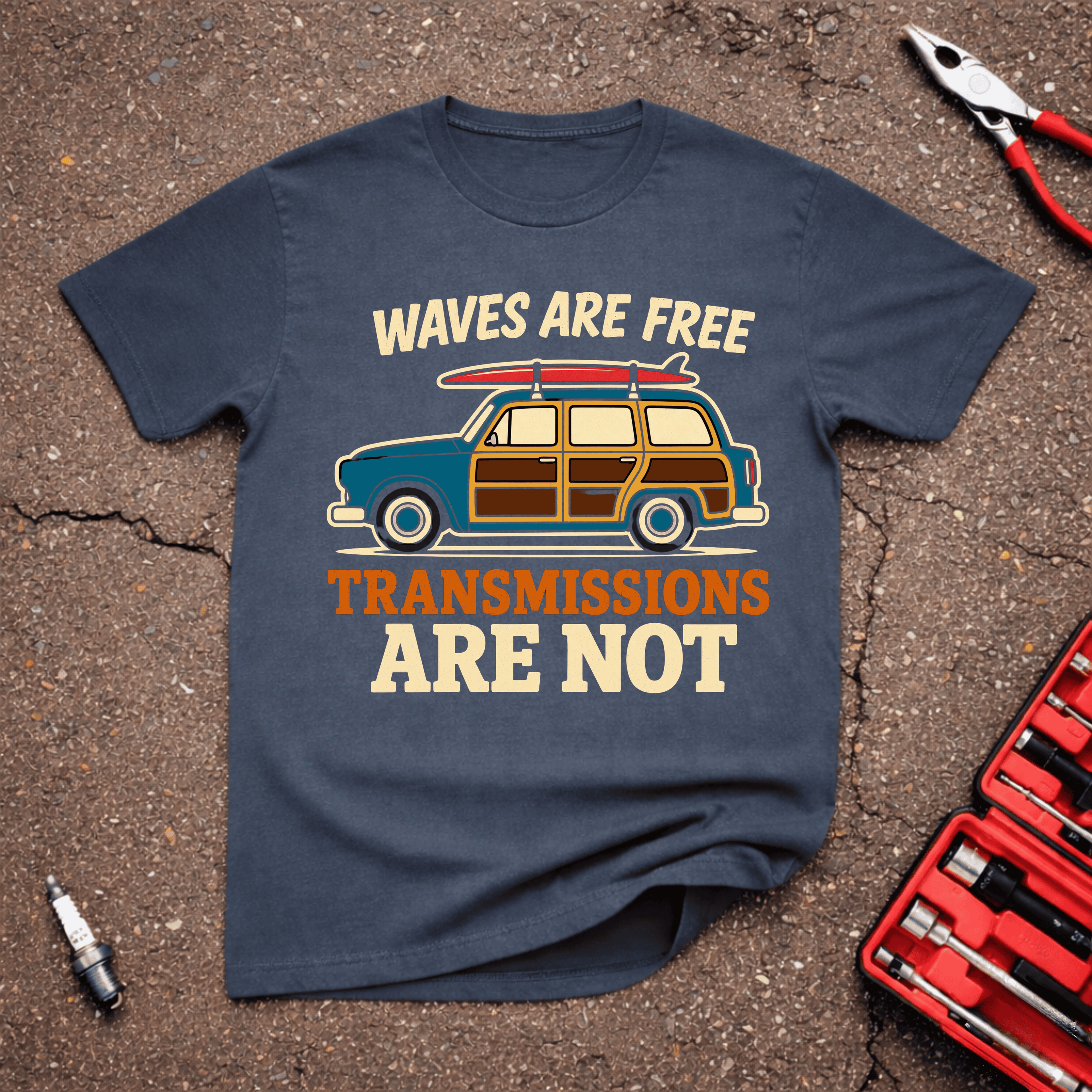 Waves Are Free T-Shirt