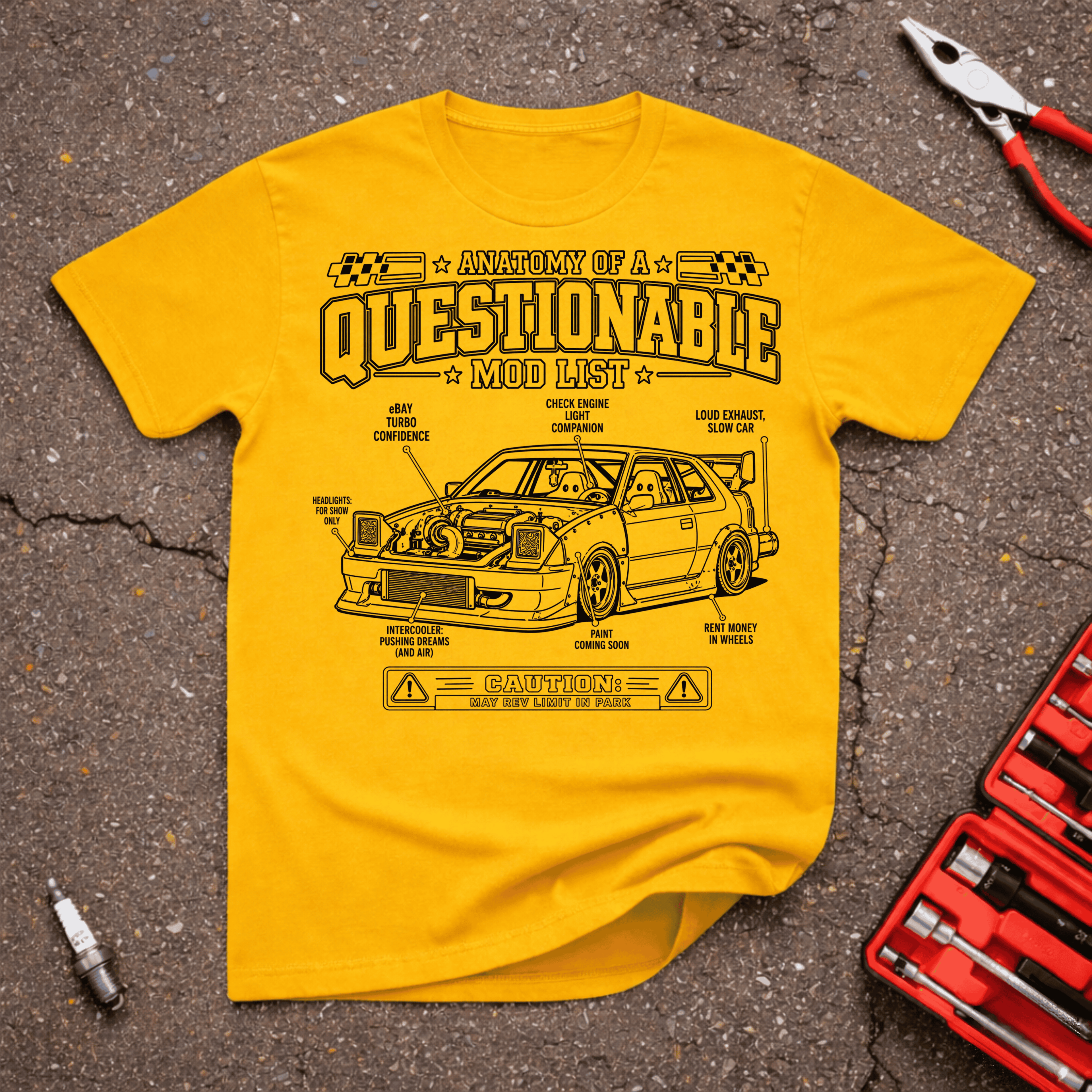 Questionable Mod List T-Shirt