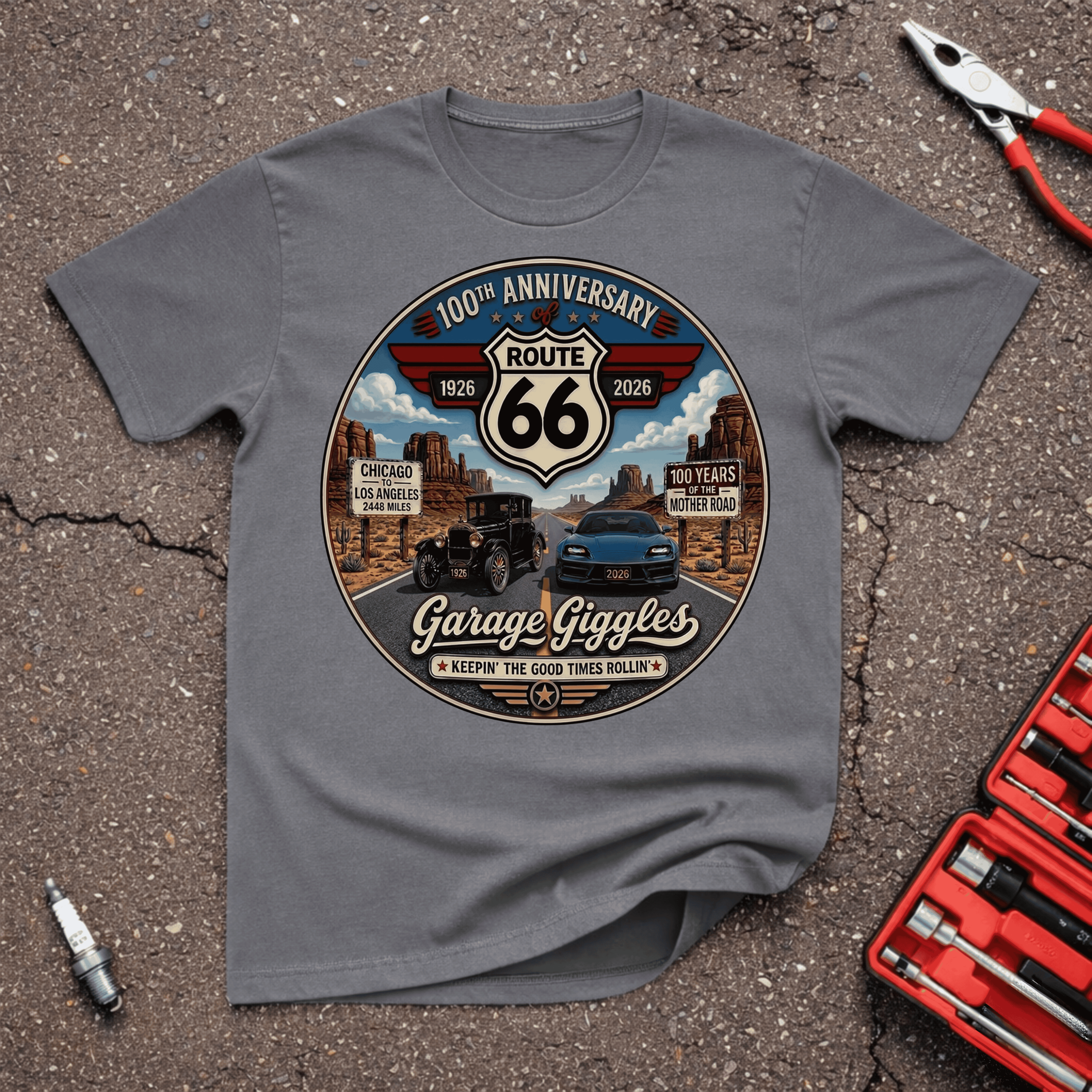 Route 66 100th Anniversary T-Shirt