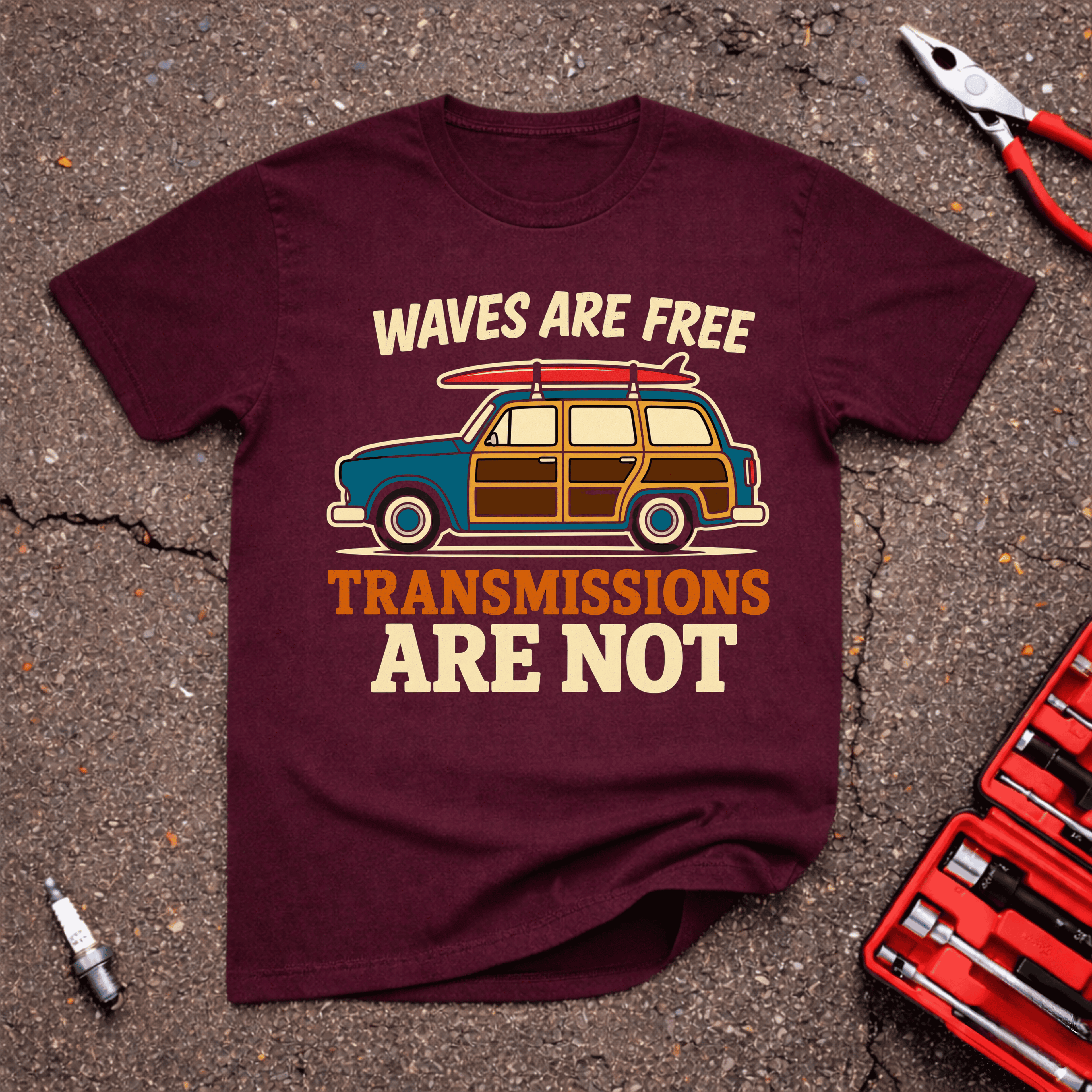 Waves Are Free T-Shirt