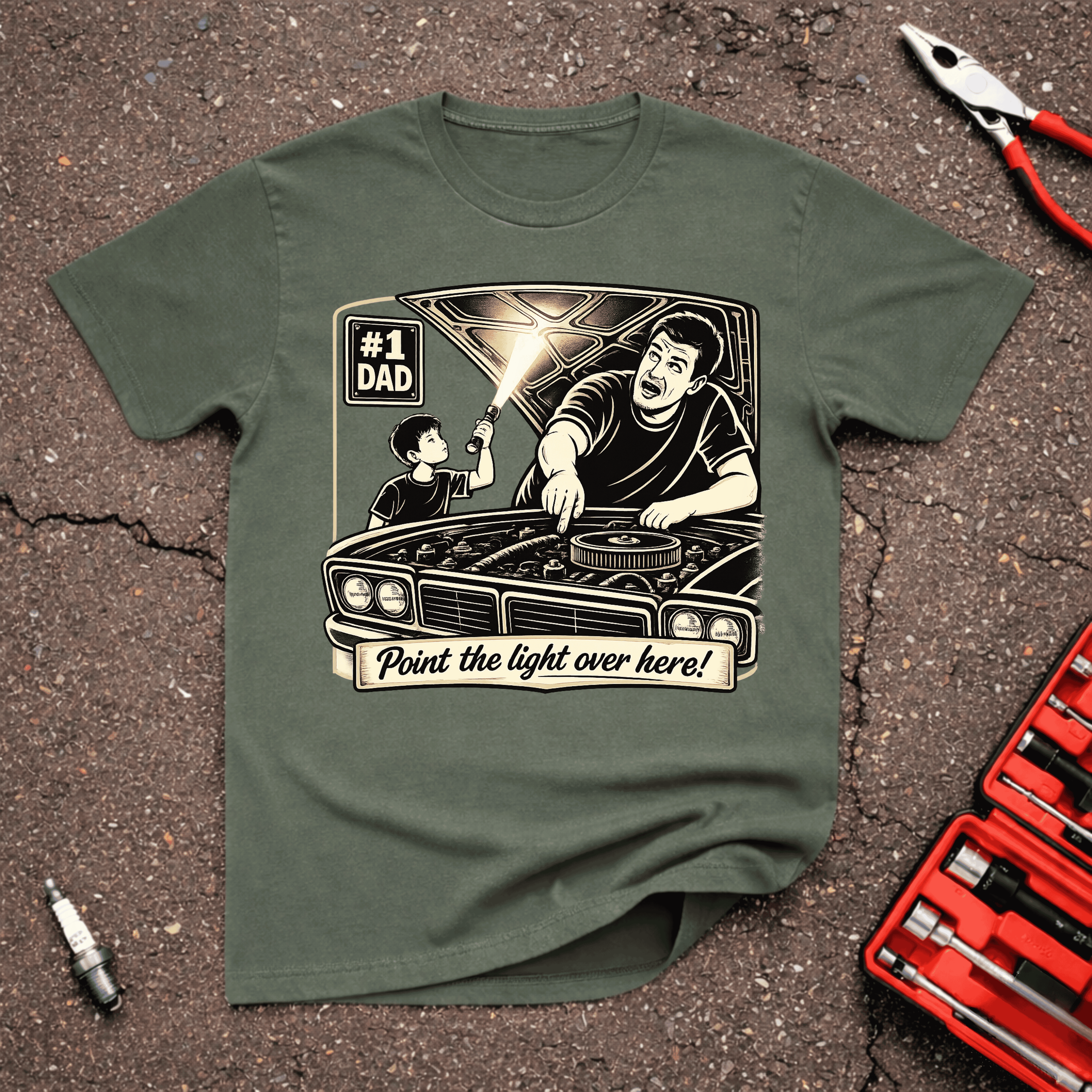Point The Light Over Here T-Shirt