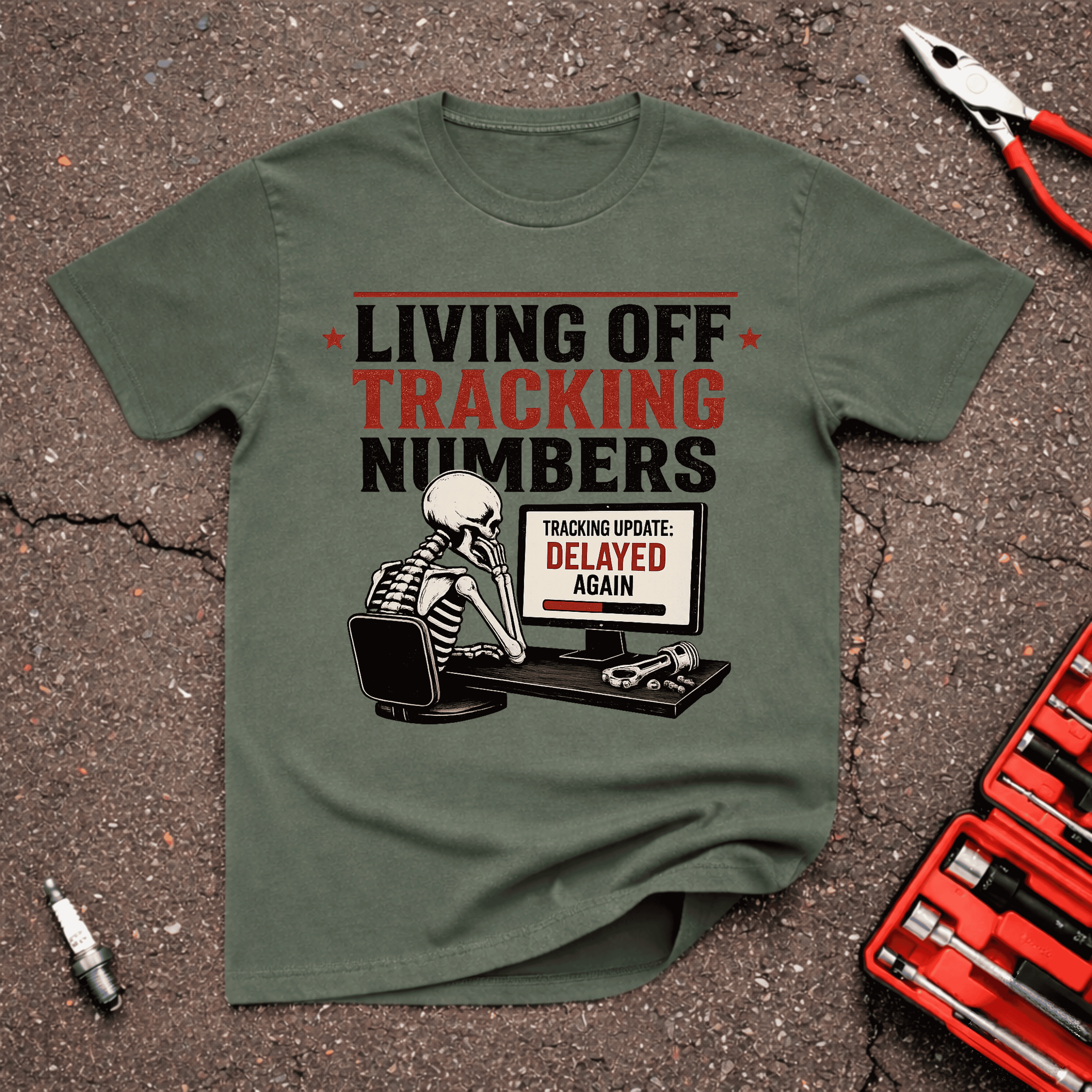 Living Off Tracking Numbers T-Shirt