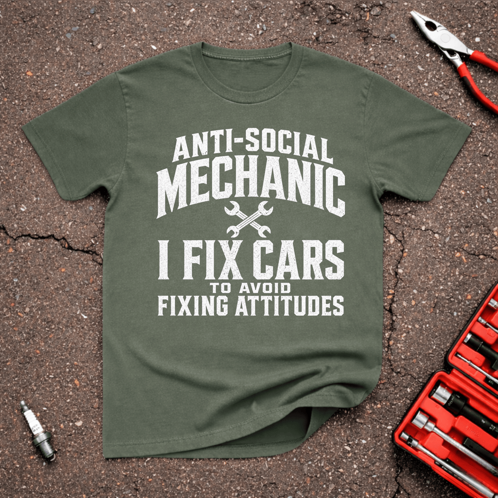 Anti-Social Mechanic T-Shirt