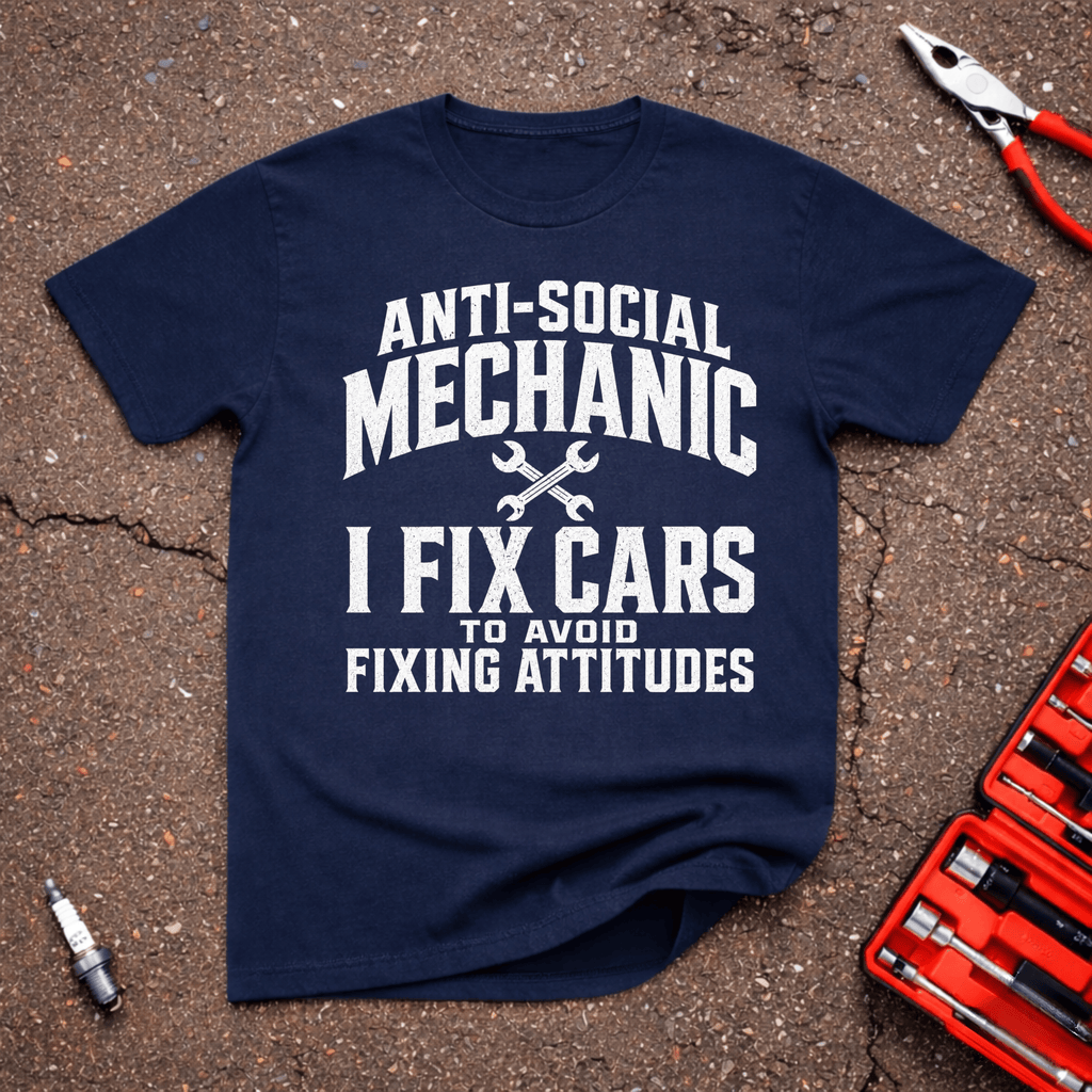 Anti-Social Mechanic T-Shirt