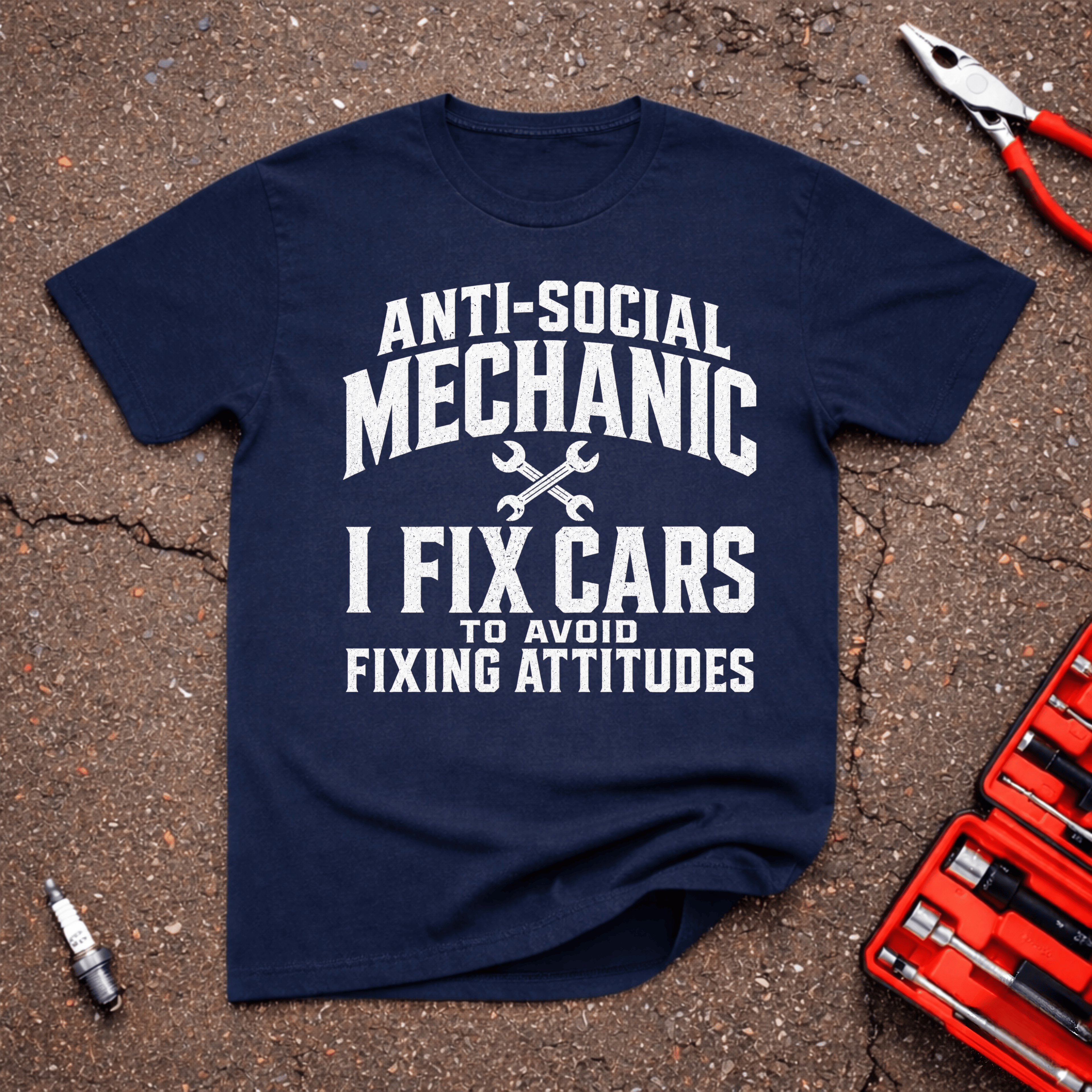 Anti-Social Mechanic T-Shirt