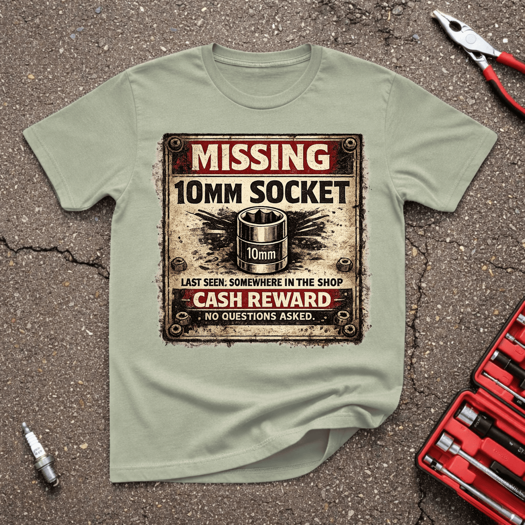 Missing 10MM Socket T-Shirt