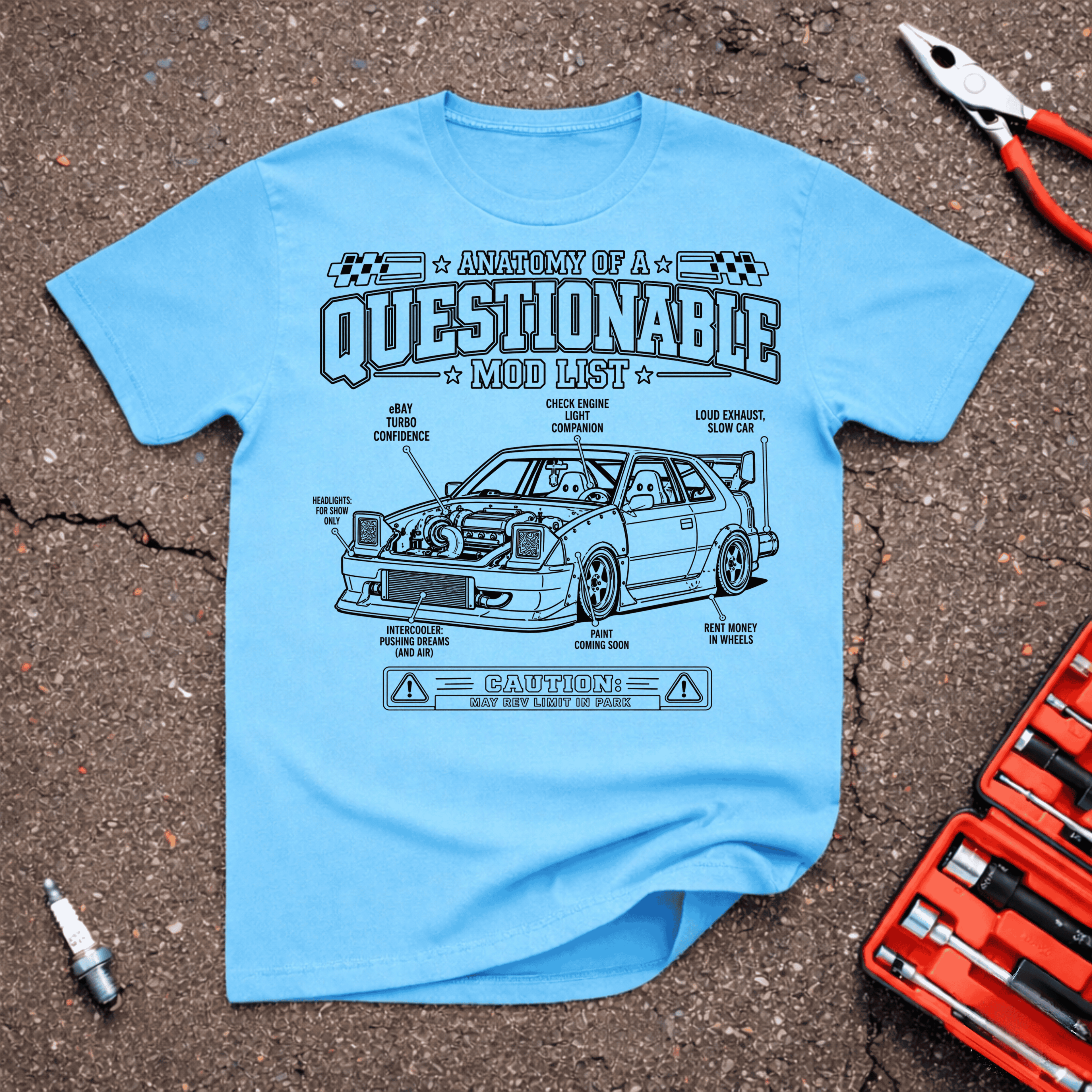 Questionable Mod List T-Shirt