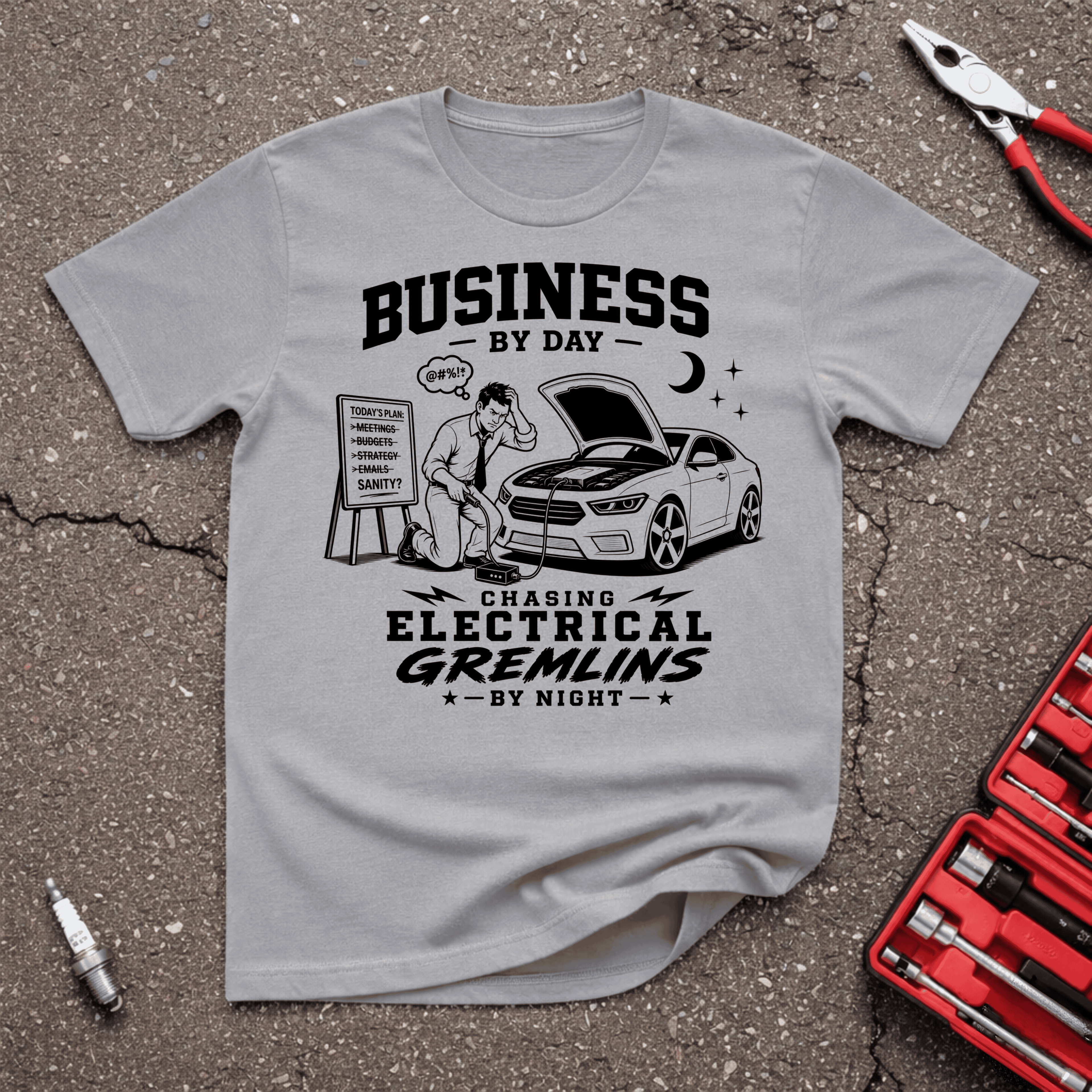 Chasing Electrical Gremlins T-Shirt