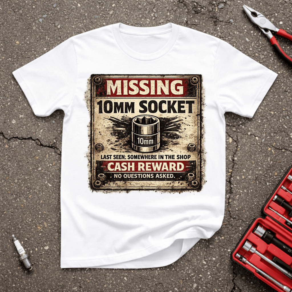 Missing 10MM Socket T-Shirt