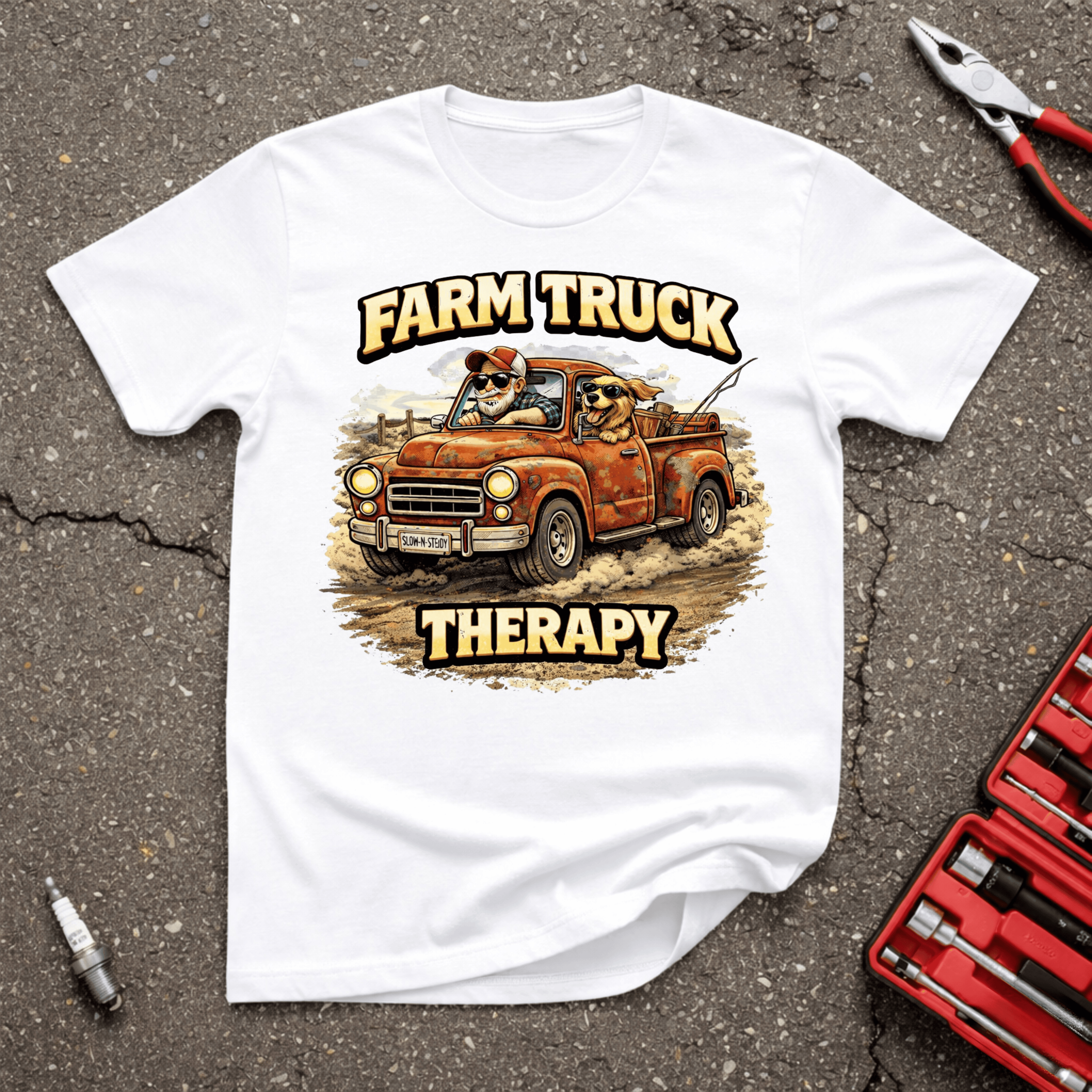 Farm Truck Therapy T-Shirt